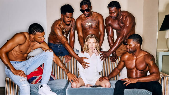 Coco Lovelock in Petite Coco Gets Stretched Out In 5 BBC Gangbang